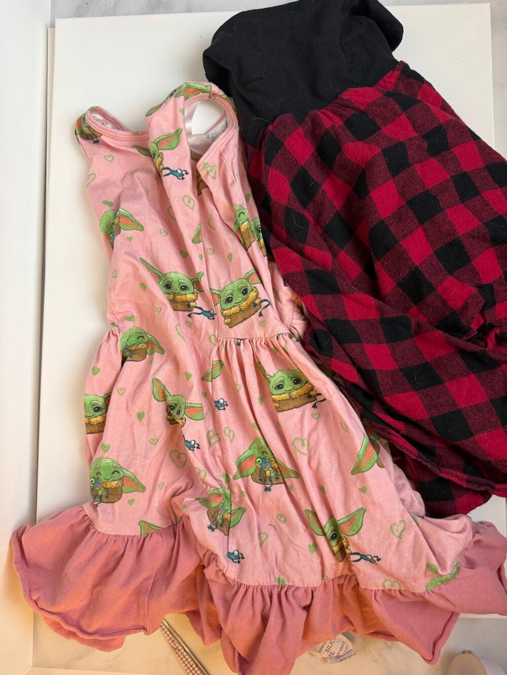 2 Girls' size 4 boutique dresses, Placard Originals. Star Wars inspired